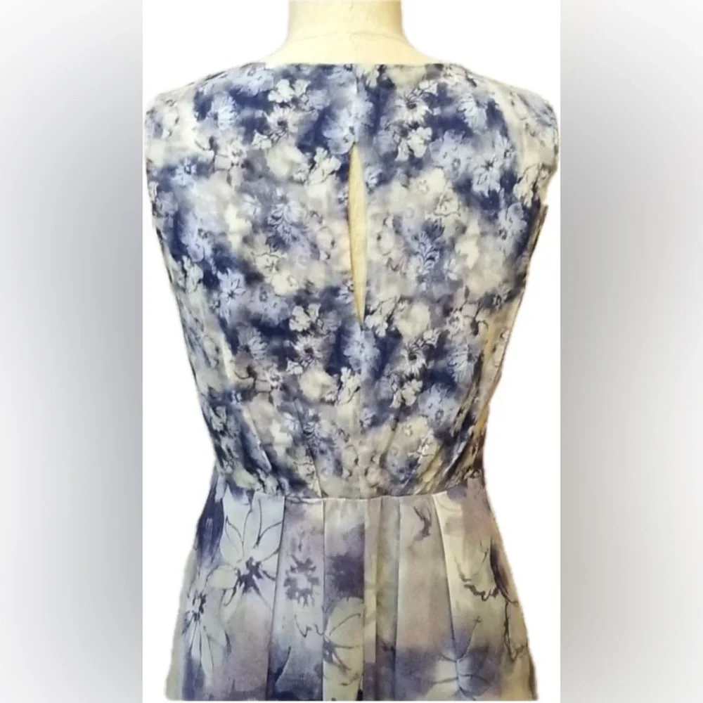 Simply Vera Vera Wang Lavender Patterned maxi Dress, low high asymmetrical - Picture 5 of 7